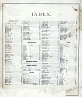 Index, Parke County 1874